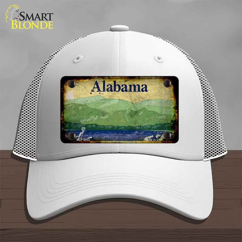 Alabama Rusty Novelty License Plate Hat HAT-MLP-9503