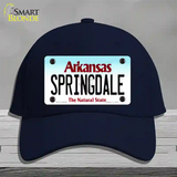 Springdale Arkansas Novelty License Plate Hat Cotton / Navy