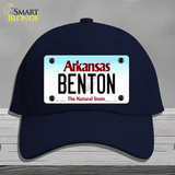 Benton Arkansas Novelty License Plate Hat Cotton / Navy