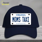 Moms Taxi Virginia Novelty License Plate Hat Cotton / Navy