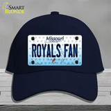 Royals Fan Missouri Novelty License Plate Hat Cotton / Navy