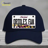 Orioles Fan Maryland Novelty License Plate Hat Cotton / Navy