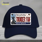 Thunder Fan Oklahoma Novelty License Plate Hat Cotton / Navy