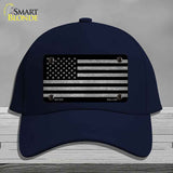 American Flag Black and Gray Novelty License Plate Hat Cotton Navy