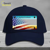 Arizona License Plate American Flag Novelty License Plate Hat HAT-MLP-12431