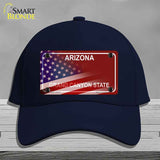 Arizona with American Flag Novelty License Plate Hat HAT-MLP-12471