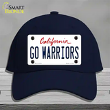 Go Warriors Novelty License Plate Hat Tag Cotton Navy