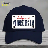 Number 1 Warriors Fan Novelty License Plate Hat Tag Cotton Navy