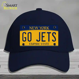 New York Go Jets Novelty License Plate Hat Tag Cotton Navy