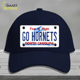 Hornets Fan Novelty License Plate Hat Tag Cotton Navy
