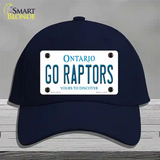 Go Raptors Novelty License Plate Hat Tag Cotton Navy