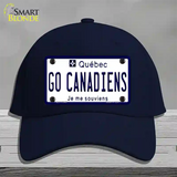 Go Canadiens Novelty License Plate Hat Tag Cotton / Navy