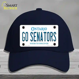 Go Senators Novelty License Plate Hat Tag Cotton Navy