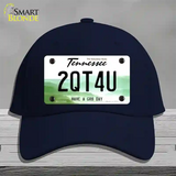 Too Cute For You Novelty License Plate Hat Tag Cotton Navy