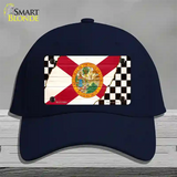 Florida Racing Flag Novelty License Plate Hat Tag Cotton Navy