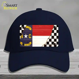 North Carolina Racing Flag Novelty License Plate Hat Tag Cotton Navy