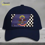 North Dakota Racing Flag Novelty License Plate Hat Tag Cotton Navy
