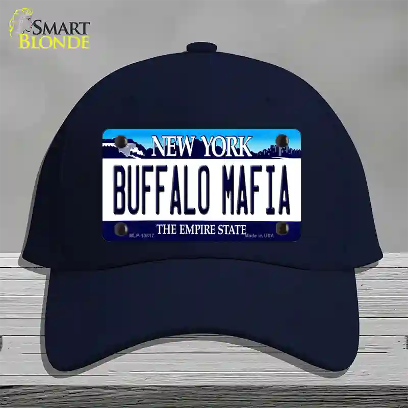 Buffalo Mafia New York Novelty License Plate Hat Tag Cotton Navy