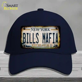 Bills Mafia New York Rusty Novelty License Plate Hat Tag Cotton Navy