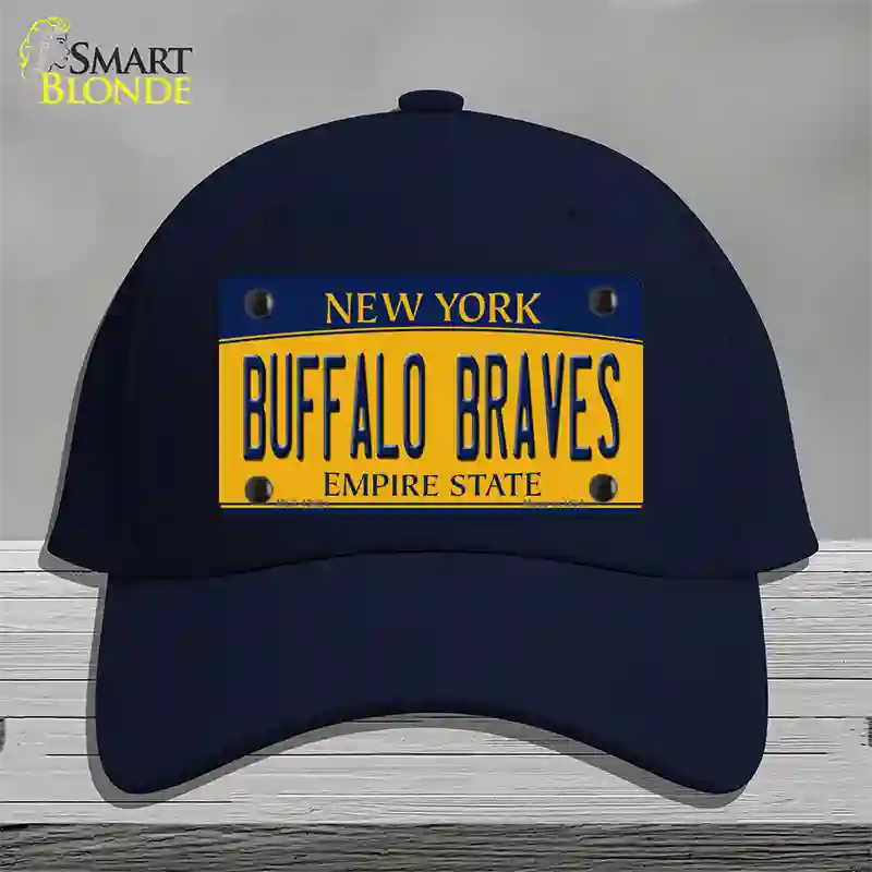 Buffalo Braves New York Novelty License Plate Hat Tag Cotton Navy