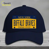 Buffalo Braves New York Novelty License Plate Hat Tag Cotton Navy