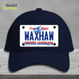 Waxhaw North Carolina Novelty License Plate Hat Tag Cotton Navy