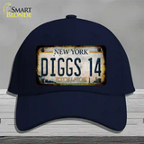 Diggs 14 Excelsior New York Rusty Novelty License Plate Hat Tag Cotton Navy