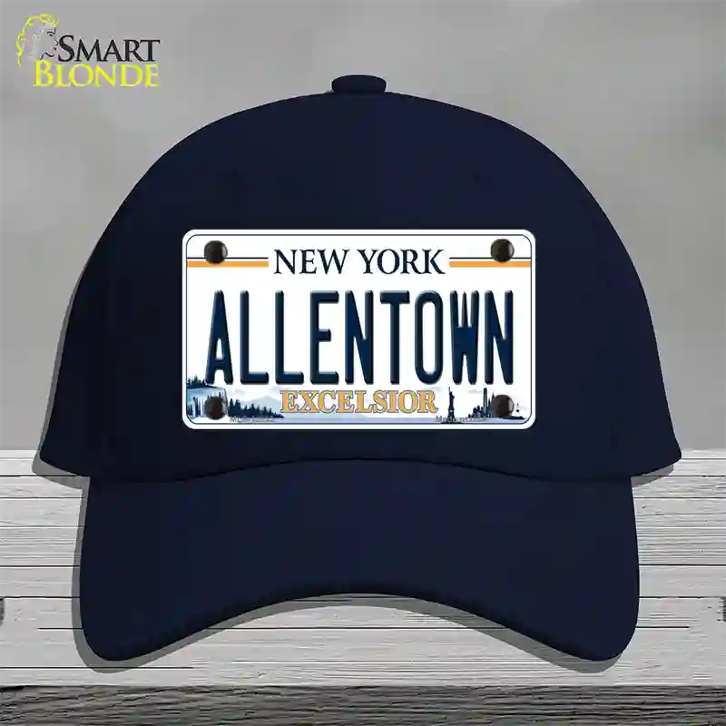 Allentown Excelsior New York Novelty License Plate Hat Tag Cotton Navy