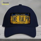 The Ralph New York Rusty Novelty License Plate Hat Tag Cotton Navy