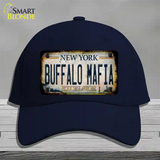 Buffalo Mafia Excelsior New York Rusty Novelty License Plate Hat Tag Cotton Navy