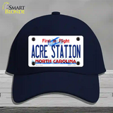 Acre Station North Carolina Novelty License Plate Hat Tag Cotton Navy