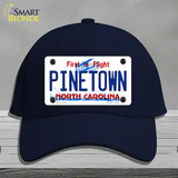 Pinetown North Carolina Novelty License Plate Hat Tag Cotton Navy