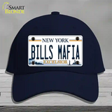 Bills Mafia NY Excelsior Novelty License Plate Hat Tag Cotton Navy