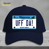 Uff Da Minnesota Novelty License Plate Hat Cotton / Navy