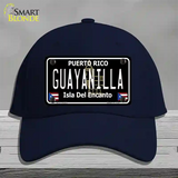 Guayanilla Puerto Rico Black Novelty License Plate Hat Cotton / Navy