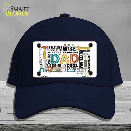 Dad Qualities Novelty License Plate Hat HAT-MLP-14497