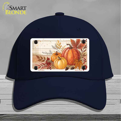 Autumn Pumpkins & Leaves Novelty License Plate Hat HAT-MLP-14516