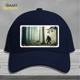 Bigfoot Silhouette Forest Novelty License Plate Hat HAT-MLP-14524