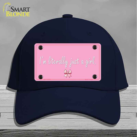 Im Literally Just a Girl Novelty License Plate Hat HAT-MLP-14530