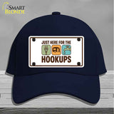 Just Here for the Hookups Novelty License Plate Hat HAT-MLP-14531