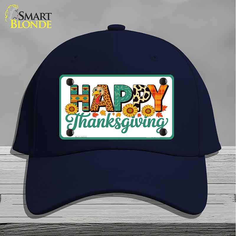 Happy Thanksgiving Novelty License Plate Hat HAT-MLP-14532
