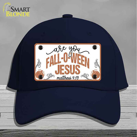Fall-o-ween Jesus Novelty License Plate Hat HAT-MLP-14534