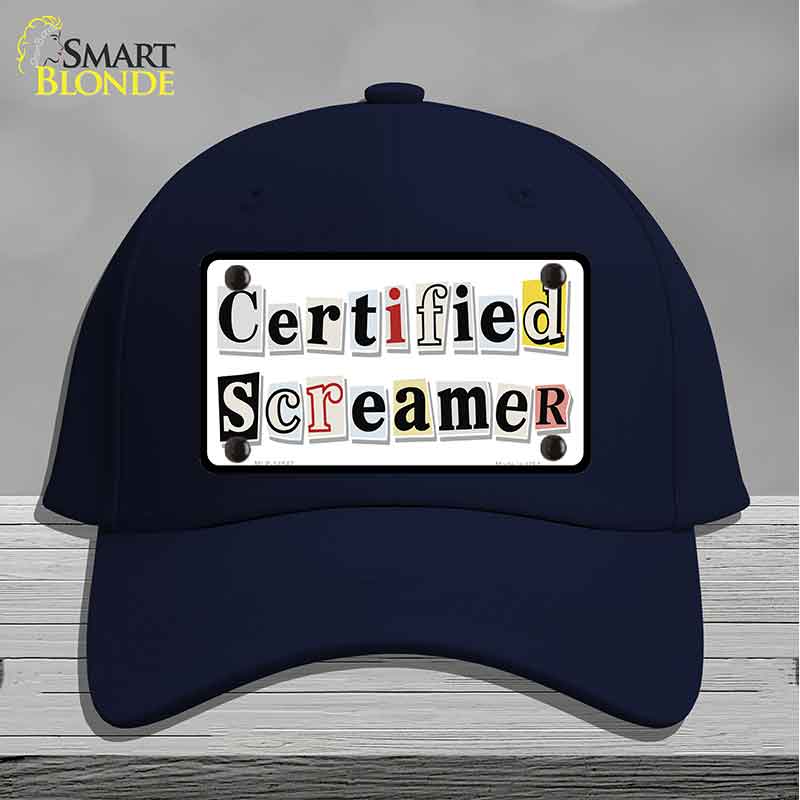 Certified Screamer Novelty License Plate Hat HAT-MLP-14542