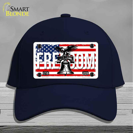 Freedom Liberty Bell Novelty License Plate Hat HAT-MLP-14547 Cotton Navy