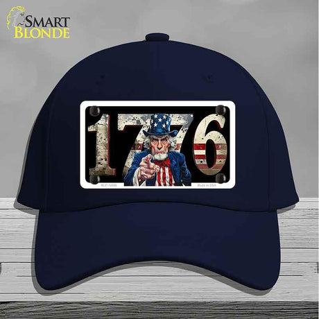 1776 Uncle Sam Novelty License Plate Hat HAT-MLP-14548 Cotton Navy