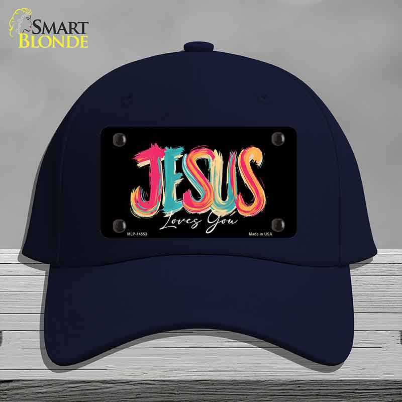 Jesus Loves You Novelty License Plate Hat HAT-MLP-14553