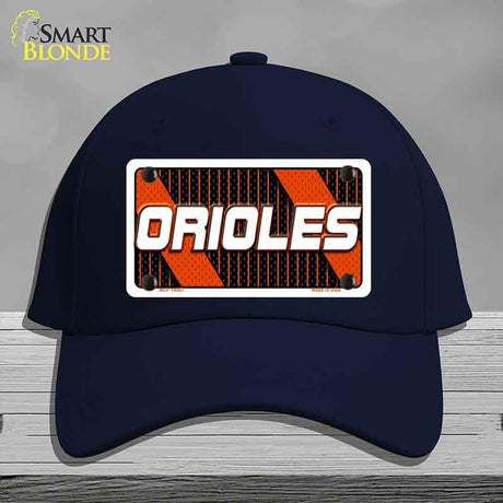 ORIOLES Graphic Novelty License Plate Hat HAT-MLP-14567 Cotton Navy