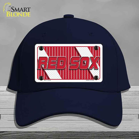 RED SOX Graphic Novelty License Plate Hat HAT-MLP-14568 Cotton Navy