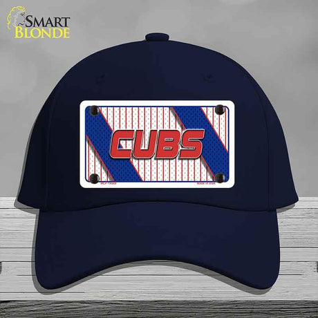 CUBS Graphic Novelty License Plate Hat HAT-MLP-14569 Cotton Navy