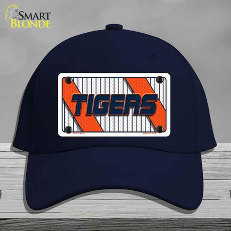 TIGERS Graphic Novelty License Plate Hat HAT-MLP-14574 Cotton Navy